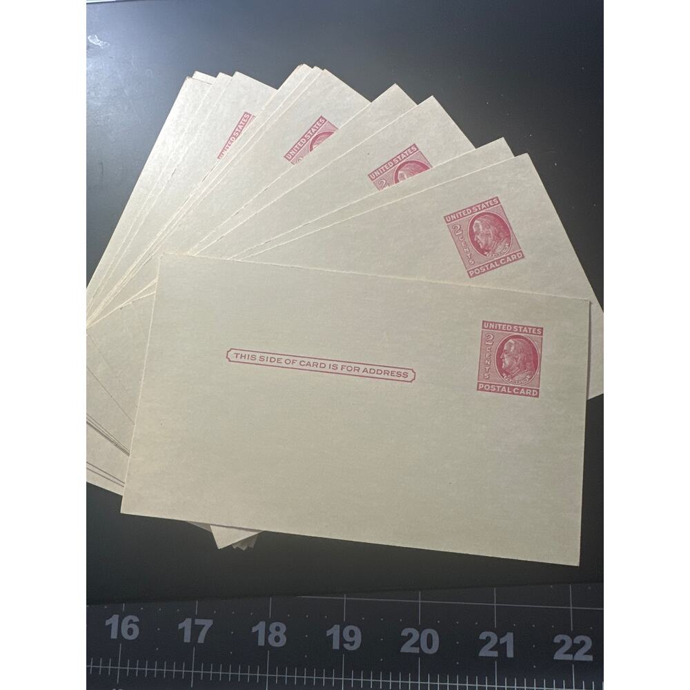 1930’s 2¢ Benjamin Franklin United States Postal Card NEVER USED